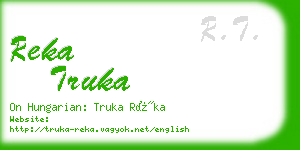 reka truka business card